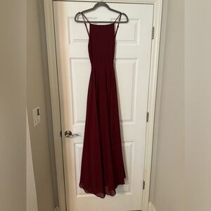 Maroon dresss